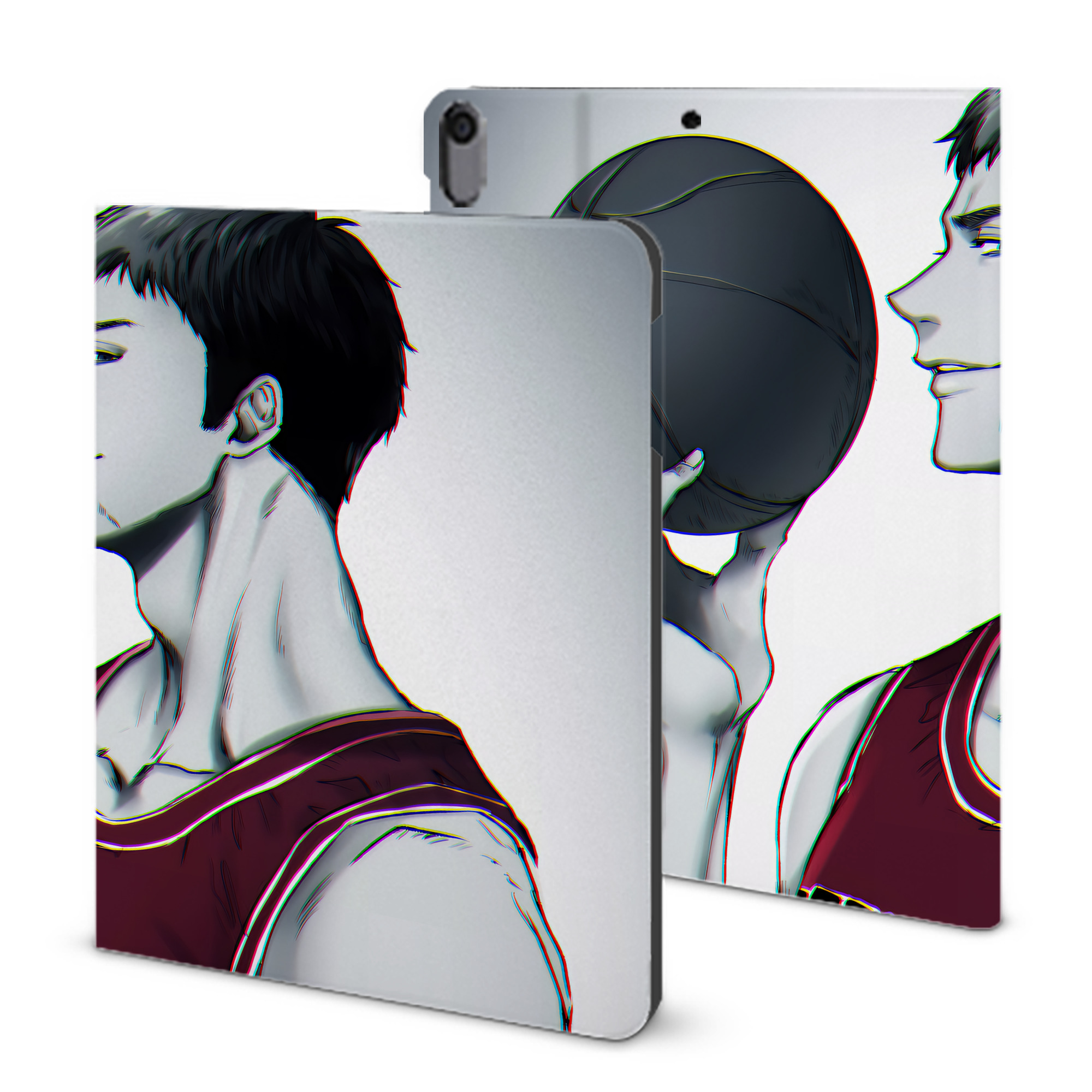 （画像用） SLAM DUNK／スラムダンク IPad ケース ブック型 PUレザー TPU 耐衝撃 軽量 薄型 ペン収納なし 全面保護 IPad 各モデル対応